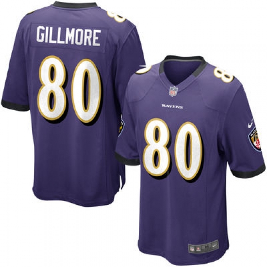 Nike Baltimore Ravens #80 Crockett Gillmore Purple Team Color Mens Stitched NFL New Elite Jersey Nike Baltimore Ravens #80 Crockett Gillmore Purple Team Color Mens Stitched NFL New Elite Jersey