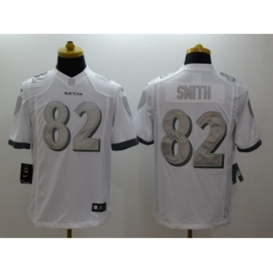 Nike Baltimore Ravens 82 Torrey Smith White Game Platinum NFL Jersey Nike Baltimore Ravens 82 Torrey Smith White Game Platinum NFL Jersey