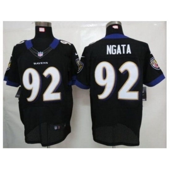 Nike Baltimore Ravens 92 Haloti Ngata Black Elite NFL Jersey Nike Baltimore Ravens 92 Haloti Ngata Black Elite NFL Jersey