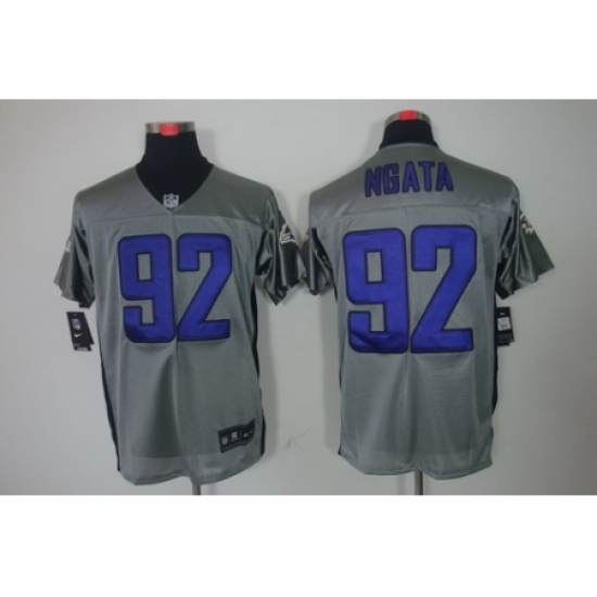 Nike Baltimore Ravens 92 Haloti Ngata Grey Elite Shadow NFL Jersey Nike Baltimore Ravens 92 Haloti Ngata Grey Elite Shadow NFL Jersey
