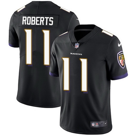 Nike Ravens 11 Seth Roberts Black Alternate Men Stitched NFL Vapor Untouchable Limited Jersey Nike Ravens 11 Seth Roberts Black Alternate Men Stitched NFL Vapor Untouchable Limited Jersey