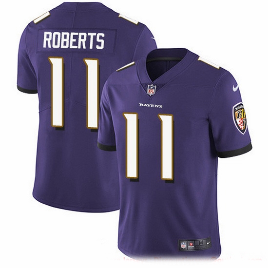 Nike Ravens 11 Seth Roberts Purple Team Color Men Stitched NFL Vapor Untouchable Limited Jersey Nike Ravens 11 Seth Roberts Purple Team Color Men Stitched NFL Vapor Untouchable Limited Jersey