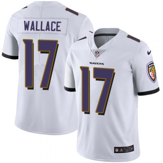 Nike Ravens #17 Mike Wallace White Mens Stitched NFL Vapor Untouchable Limited Jersey Nike Ravens #17 Mike Wallace White Mens Stitched NFL Vapor Untouchable Limited Jersey