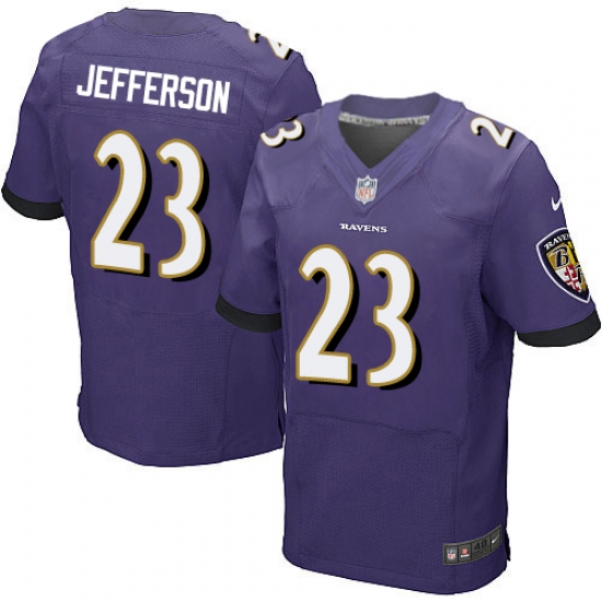 Nike Ravens #23 Tony Jefferson Purple Team Color Mens Stitched NFL New Elite Jersey Nike Ravens #23 Tony Jefferson Purple Team Color Mens Stitched NFL New Elite Jersey