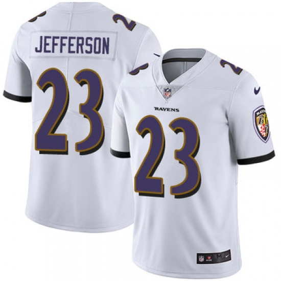 Nike Ravens #23 Tony Jefferson White Mens Stitched NFL Vapor Untouchable Limited Jersey Nike Ravens #23 Tony Jefferson White Mens Stitched NFL Vapor Untouchable Limited Jersey