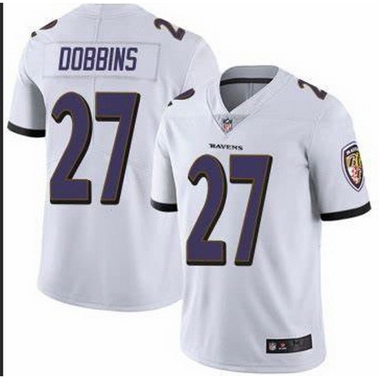 Nike Ravens 27 J K Dobbins White Vapor Untouchable Limited Jersey Nike Ravens 27 J K Dobbins White Vapor Untouchable Limited Jersey