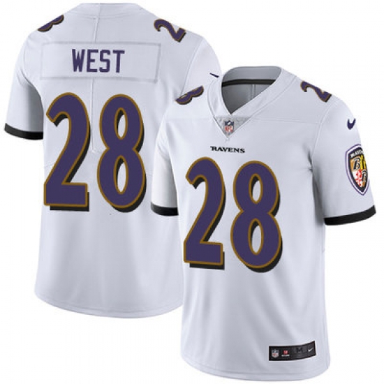 Nike Ravens #28 Terrance West White Mens Stitched NFL Vapor Untouchable Limited Jersey Nike Ravens #28 Terrance West White Mens Stitched NFL Vapor Untouchable Limited Jersey