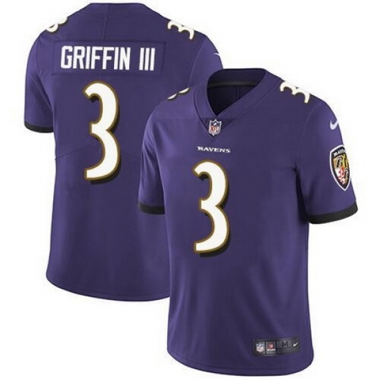 Nike Ravens 3 Robert Griffin III Purple Vapor Untouchable Limited Jersey Nike Ravens 3 Robert Griffin III Purple Vapor Untouchable Limited Jersey