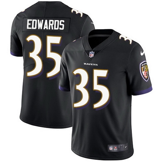 Nike Ravens 35 Gus Edwards Black Alternate Men Stitched NFL Vapor Untouchable Limited Jersey Nike Ravens 35 Gus Edwards Black Alternate Men Stitched NFL Vapor Untouchable Limited Jersey