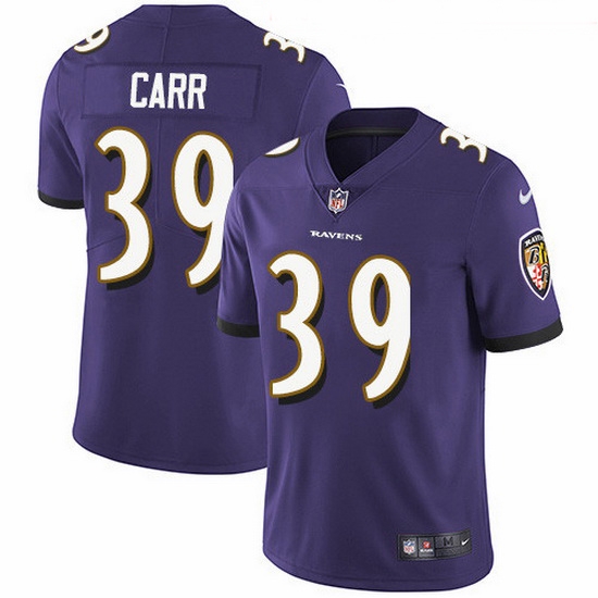 Nike Ravens 39 Brandon Carr Purple Team Color Men Stitched NFL Vapor Untouchable Limited Jersey Nike Ravens 39 Brandon Carr Purple Team Color Men Stitched NFL Vapor Untouchable Limited Jersey