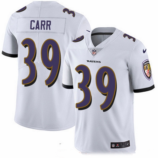 Nike Ravens 39 Brandon Carr White Men Stitched NFL Vapor Untouchable Limited Jersey Nike Ravens 39 Brandon Carr White Men Stitched NFL Vapor Untouchable Limited Jersey