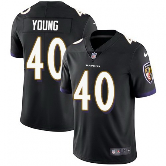 Nike Ravens 40 Kenny Young Black Vapor Untouchable Limited Jersey Nike Ravens 40 Kenny Young Black Vapor Untouchable Limited Jersey