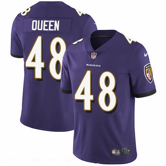 Nike Ravens 48 Patrick Queen Purple Team Color Men Stitched NFL Vapor Untouchable Limited Jersey Nike Ravens 48 Patrick Queen Purple Team Color Men Stitched NFL Vapor Untouchable Limited Jersey