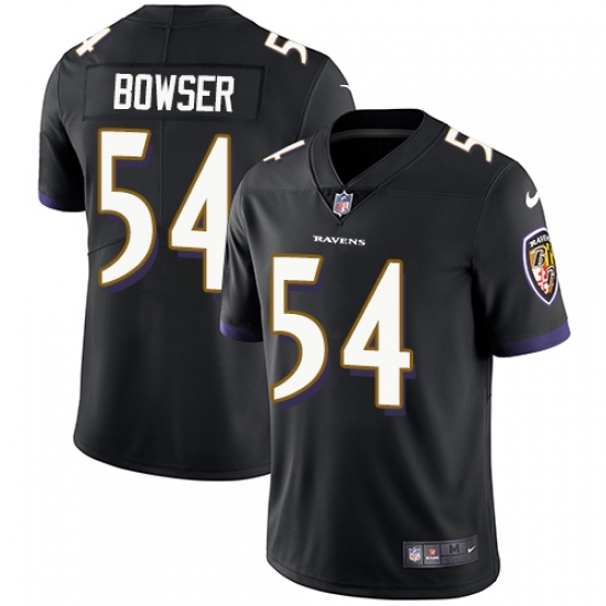 Nike Ravens #54 Tyus Bowser Black Alternate Mens Stitched NFL Vapor Untouchable Limited Jersey Nike Ravens #54 Tyus Bowser Black Alternate Mens Stitched NFL Vapor Untouchable Limited Jersey