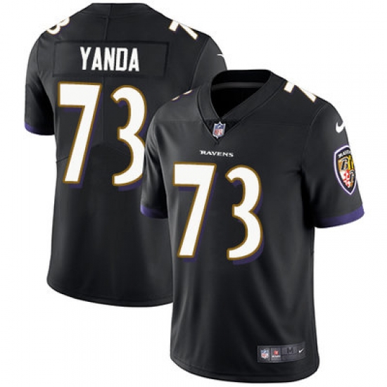 Nike Ravens #73 Marshal Yanda Black Alternate Mens Stitched NFL Vapor Untouchable Limited Jersey Nike Ravens #73 Marshal Yanda Black Alternate Mens Stitched NFL Vapor Untouchable Limited Jersey