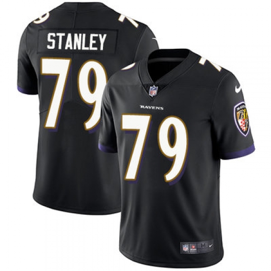 Nike Ravens #79 Ronnie Stanley Black Alternate Mens Stitched NFL Vapor Untouchable Limited Jersey Nike Ravens #79 Ronnie Stanley Black Alternate Mens Stitched NFL Vapor Untouchable Limited Jersey