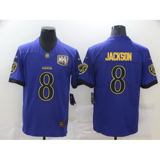 Nike Ravens 8 Lamar Jackson Purple Gold Vapor Untouchable Limited Jersey Nike Ravens 8 Lamar Jackson Purple Gold Vapor Untouchable Limited Jersey