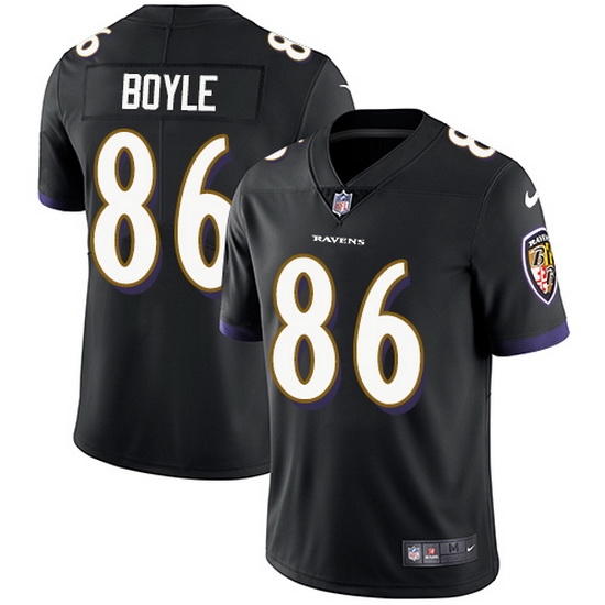 Nike Ravens 86 Nick Boyle Black Alternate Men Stitched NFL Vapor Untouchable Limited Jersey Nike Ravens 86 Nick Boyle Black Alternate Men Stitched NFL Vapor Untouchable Limited Jersey