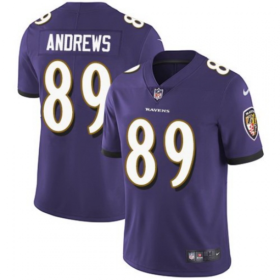 Nike Ravens 89 Mark Andrews Purple Vapor Untouchable Limited Jersey Nike Ravens 89 Mark Andrews Purple Vapor Untouchable Limited Jersey