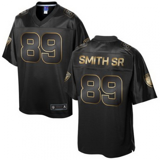 Nike Ravens #89 Steve Smith Sr Pro Line Black Gold Collection Mens Stitched NFL Game Jersey Nike Ravens #89 Steve Smith Sr Pro Line Black Gold Collection Mens Stitched NFL Game Jersey