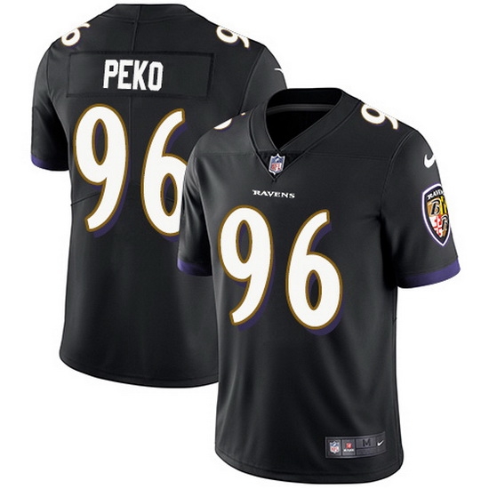 Nike Ravens 96 Domata Peko Sr Black Alternate Men Stitched NFL Vapor Untouchable Limited Jersey Nike Ravens 96 Domata Peko Sr Black Alternate Men Stitched NFL Vapor Untouchable Limited Jersey