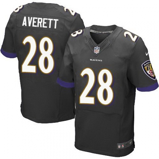 Nike Ravens Anthony Averett Black Elite Jersey Nike Ravens Anthony Averett Black Elite Jersey
