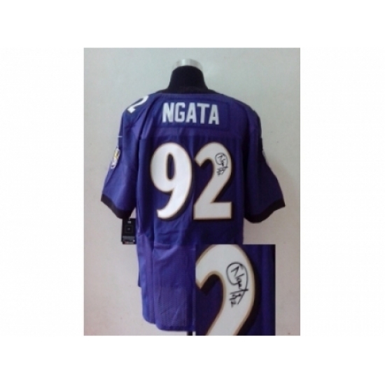 Nike baltimore ravens 92 Haloti Ngata purple Elite signature NFL Jersey Nike baltimore ravens 92 Haloti Ngata purple Elite signature NFL Jersey