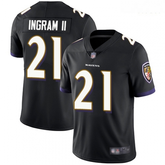 Ravens 21 Mark Ingram II Black Alternate Men Stitched Football Vapor Untouchable Limited Jersey Ravens 21 Mark Ingram II Black Alternate Men Stitched Football Vapor Untouchable Limited Jersey