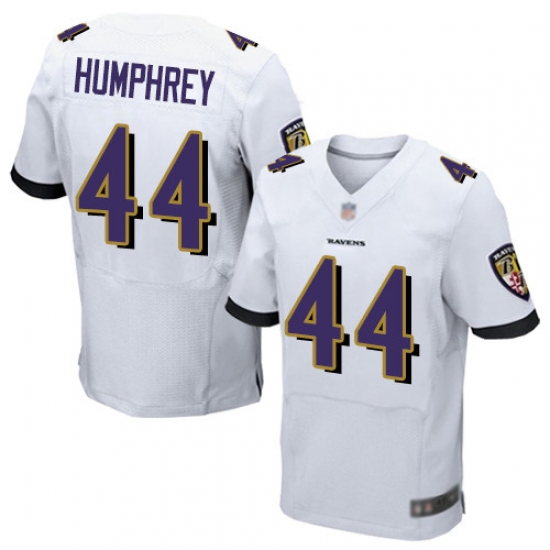 Ravens 44 Marlon Humphrey White Mens Stitched Football New Elite Jersey Ravens 44 Marlon Humphrey White Mens Stitched Football New Elite Jersey