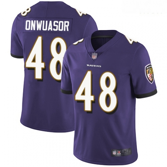 Ravens 48 Patrick Onwuasor Purple Team Color Men Stitched Football Vapor Untouchable Limited Jersey Ravens 48 Patrick Onwuasor Purple Team Color Men Stitched Football Vapor Untouchable Limited Jersey