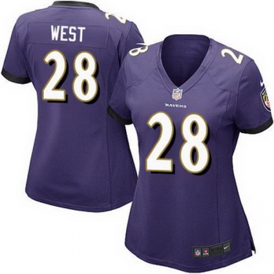 Nike Ravens 28 Terrance West Purple Team Color Womens Stitched NFL New Elite Jersey Nike Ravens 28 Terrance West Purple Team Color Womens Stitched NFL New Elite Jersey