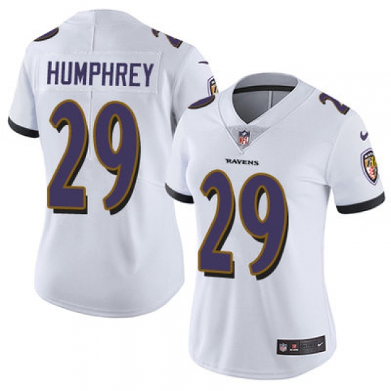 Nike Ravens #29 Marlon Humphrey White Womens Stitched NFL Vapor Untouchable Limited Jersey Nike Ravens #29 Marlon Humphrey White Womens Stitched NFL Vapor Untouchable Limited Jersey