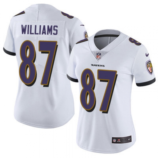 Nike Ravens #87 Maxx Williams White Womens Stitched NFL Vapor Untouchable Limited Jersey Nike Ravens #87 Maxx Williams White Womens Stitched NFL Vapor Untouchable Limited Jersey
