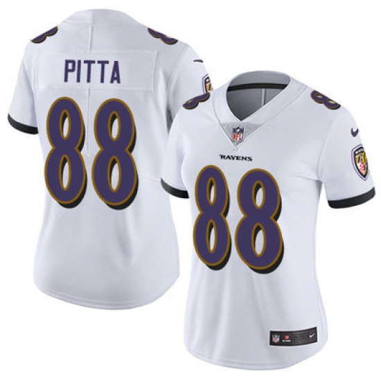 Nike Ravens #88 Dennis Pitta White Womens Stitched NFL Vapor Untouchable Limited Jersey Nike Ravens #88 Dennis Pitta White Womens Stitched NFL Vapor Untouchable Limited Jersey