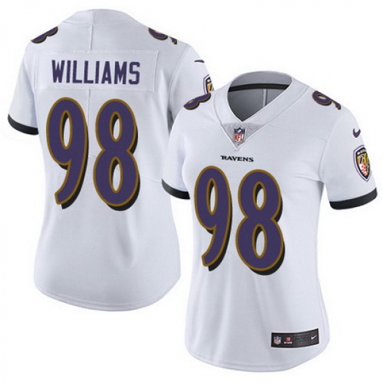 Nike Ravens 98 Brandon Williams White Womens Stitched NFL Limited Vapor Untouchable Limited Jersey Nike Ravens 98 Brandon Williams White Womens Stitched NFL Limited Vapor Untouchable Limited Jersey