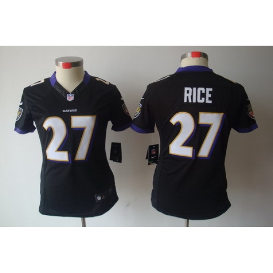 Nike Women Baltimore Ravens #27 Ray Rice Black(Women Limited Jerseys) Nike Women Baltimore Ravens #27 Ray Rice Black(Women Limited Jerseys)