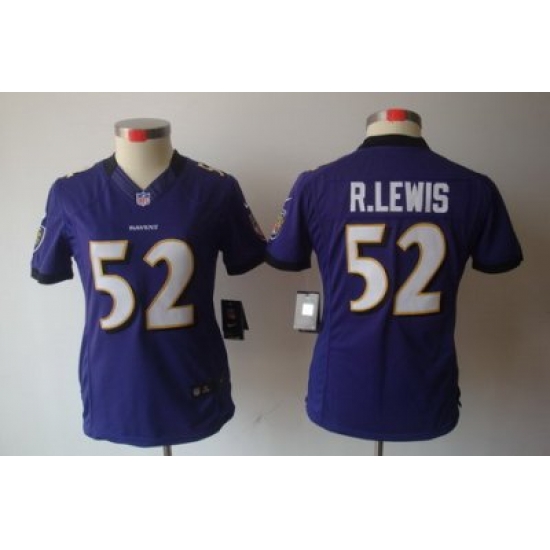 Nike Women Baltimore Ravens #52 R.lewis Purple(Women Limited Jerseys) Nike Women Baltimore Ravens #52 R.lewis Purple(Women Limited Jerseys)
