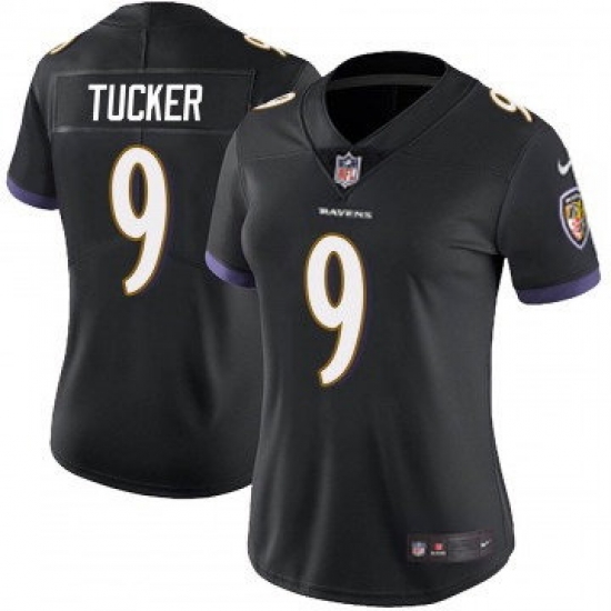 Women Baltimore Ravens 9 Justin Tucker Black 2023 F U S E Vapor Jersey Women Baltimore Ravens 9 Justin Tucker Black 2023 F U S E Vapor Jersey