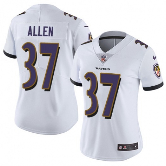 Women Javorius Allen Baltimore Ravens Limited White Jersey Women Javorius Allen Baltimore Ravens Limited White Jersey