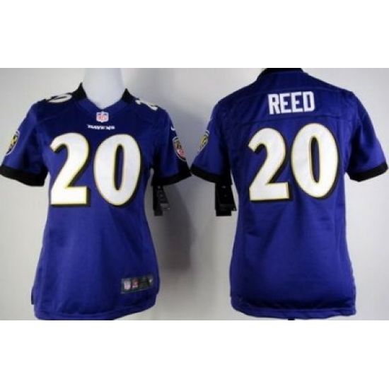Women Nike Baltimore Ravens #20 Ed Reed Purple Nike NFL Jerseys Women Nike Baltimore Ravens #20 Ed Reed Purple Nike NFL Jerseys