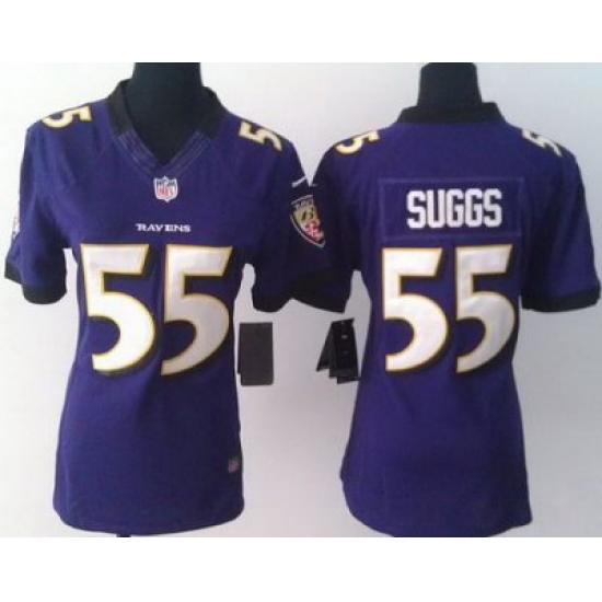Women Nike Baltimore Ravens 55 Terrell Suggs Purple LIMITED Jerseys Women Nike Baltimore Ravens 55 Terrell Suggs Purple LIMITED Jerseys