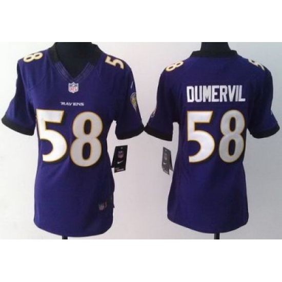 Women Nike Baltimore Ravens 58 Elvis Dumervil Purple LIMITED Jerseys Women Nike Baltimore Ravens 58 Elvis Dumervil Purple LIMITED Jerseys