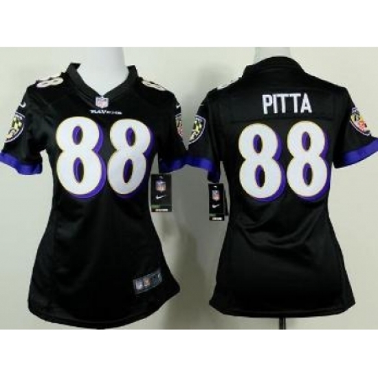 Women Nike Baltimore Ravens 88 Dennis Pitta Black NFL Jersey Women Nike Baltimore Ravens 88 Dennis Pitta Black NFL Jersey