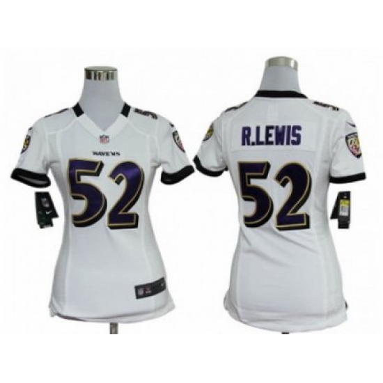 Women Nike baltimore ravens #52 r.lewis white jerseys Women Nike baltimore ravens #52 r.lewis white jerseys