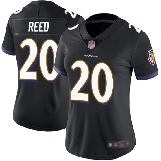 Women Ravens 20 Ed Reed Black Alternate Stitched Football Vapor Untouchable Limited Jersey Women Ravens 20 Ed Reed Black Alternate Stitched Football Vapor Untouchable Limited Jersey