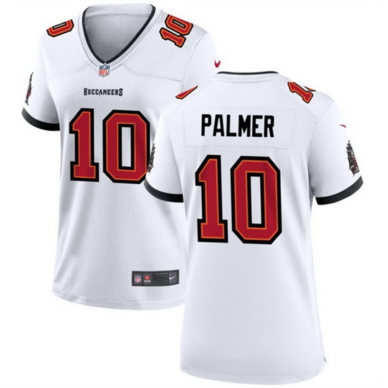 Women Tampa Bay Buccanee 10 Trey Palmer White 2023 Stitched Jersey Run Small Women Tampa Bay Buccanee 10 Trey Palmer White 2023 Stitched Jersey Run Small
