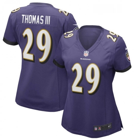 Womens Baltimore Ravens 29 Earl Thomas Nike Purple Game Jersey Womens Baltimore Ravens 29 Earl Thomas Nike Purple Game Jersey