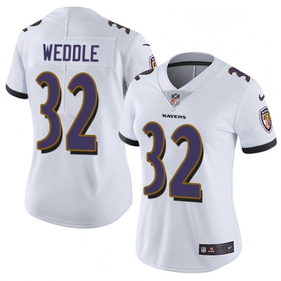 Womens Nike Baltimore Ravens 32 Eric Weddle Elite White NFL Jersey Womens Nike Baltimore Ravens 32 Eric Weddle Elite White NFL Jersey