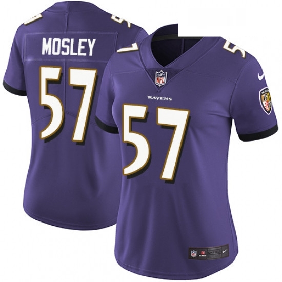 Womens Nike Baltimore Ravens 57 CJ Mosley Elite Purple Team Color NFL Jersey Womens Nike Baltimore Ravens 57 CJ Mosley Elite Purple Team Color NFL Jersey