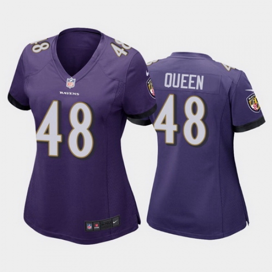women patrick queen baltimore ravens purple game jersey women patrick queen baltimore ravens purple game jersey